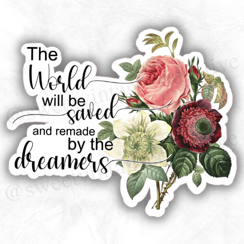 The World Will be Saved Sticker