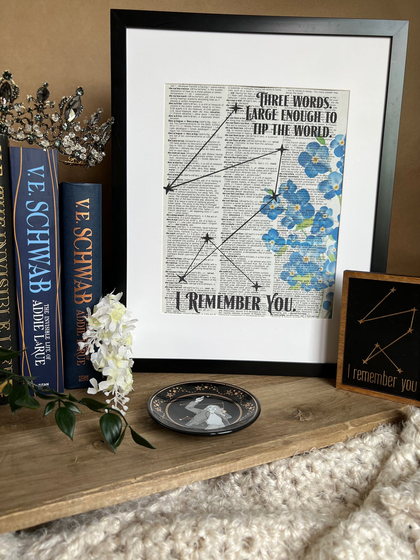I Remember You Vintage Dictionary Print