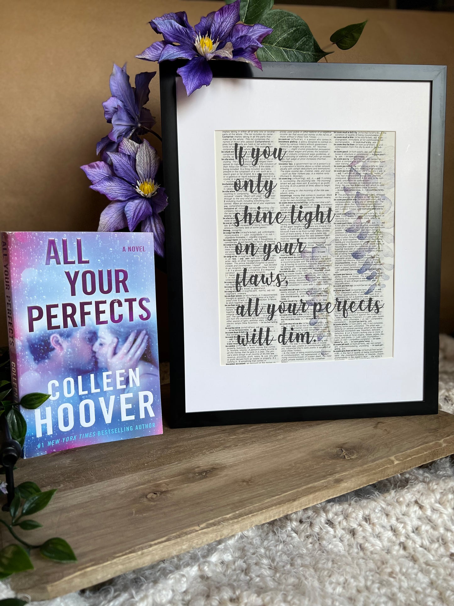 All Your Perfects Vintage Dictionary Print