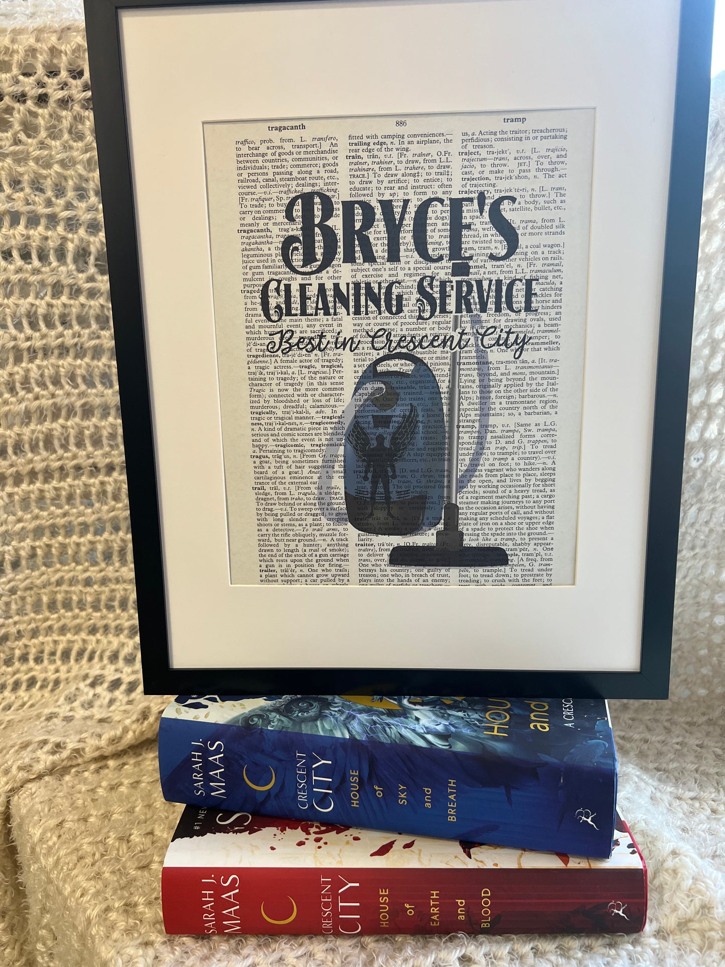 Bryce’s Cleaning Service Vintage Dictionary Print