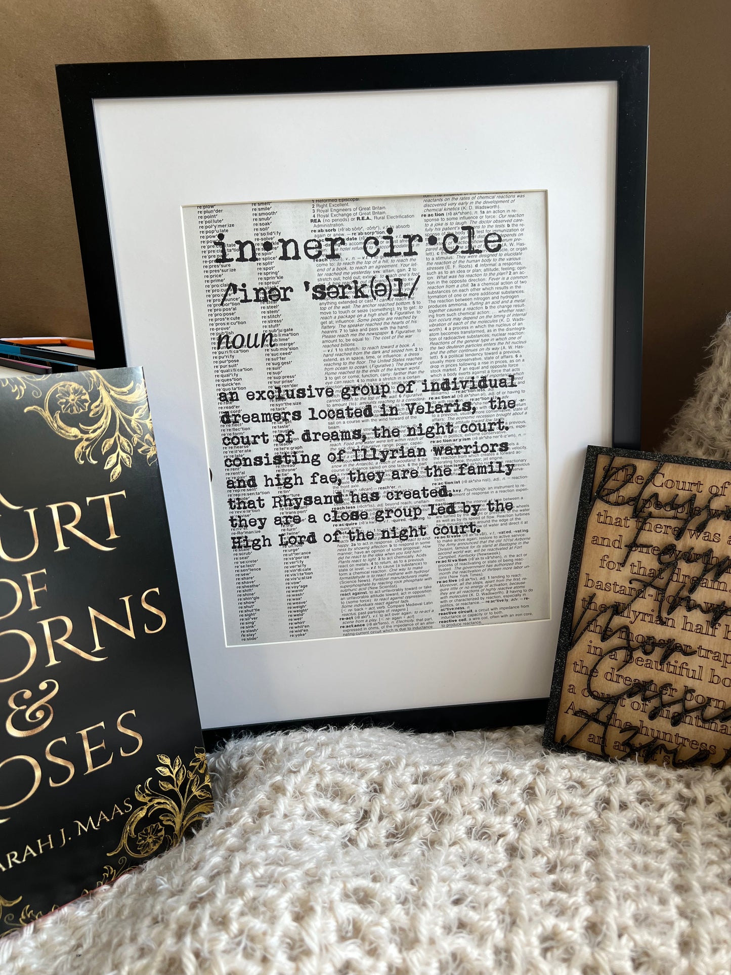 The Inner Circle Vintage Dictionary Print